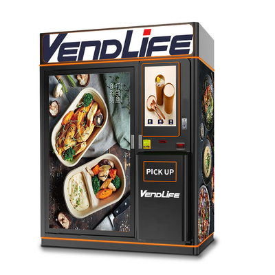Smart Fry Fast Food Sandwich Hot Food Vending Machines With 27 Inches Screen