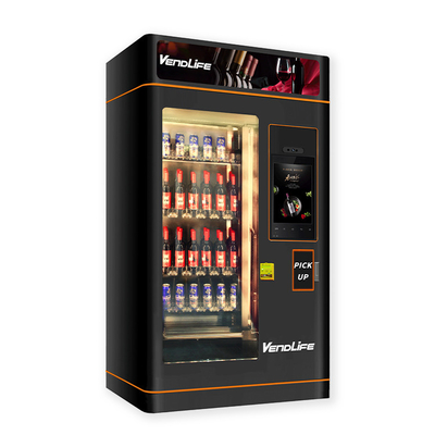 4G Supported Wine Vending Machines 140pcs With 23.6in Touch Screnn