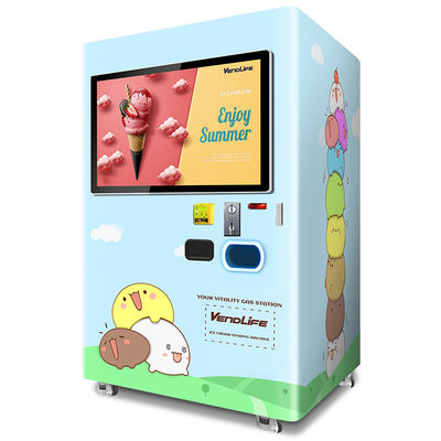 Automatyczne automaty do lodów na zewnątrz 0,85 kW 4G Connected